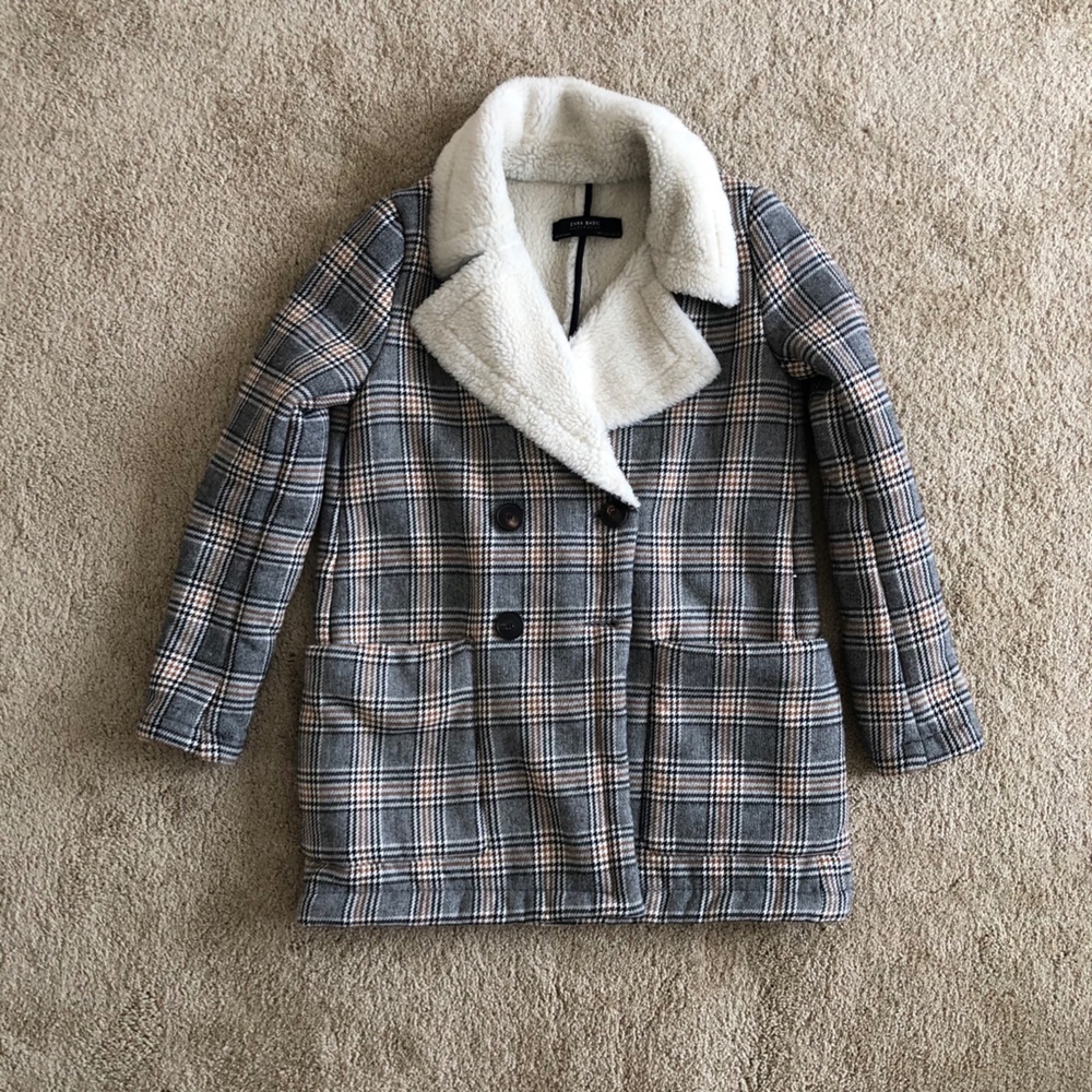Zara shearling coat